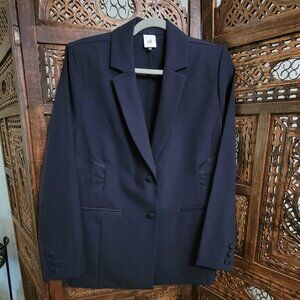 CAbi Keynote Jacket - Navy Blue - Size 14